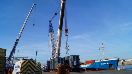 Shoreham Port facilitate huge operation