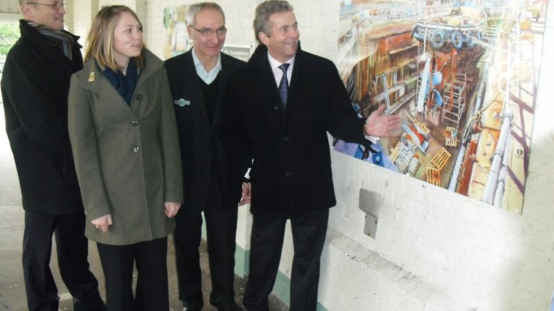 Port masterpieces unveiled at Southwick station