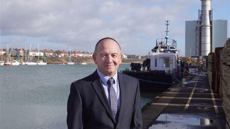 Shoreham Port Harbour Master Julian Seaman honoured with Merchant Navy Medal for Meritorious Service