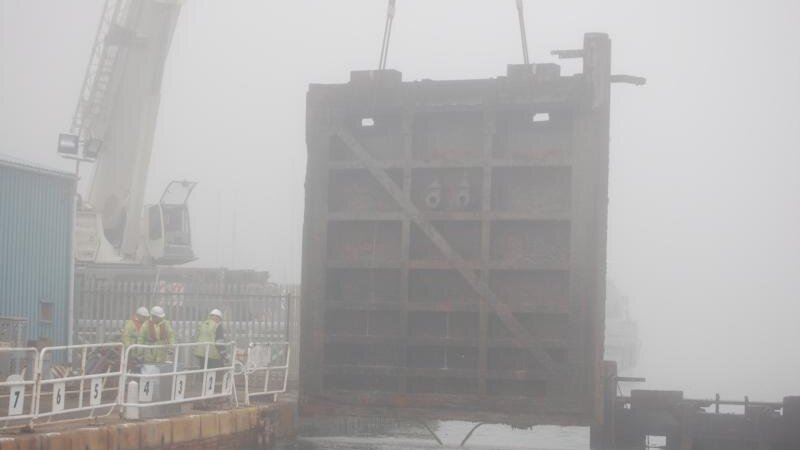 Shoreham Port's dry dock gets revamped