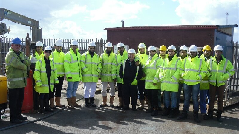 Students gain valuable experience in ports dry dock