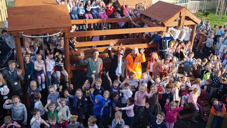 Port celebrate playground opening in Shoreham
