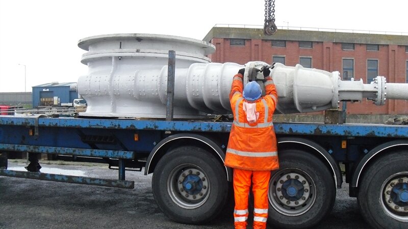 Engineering team complete complicated operation