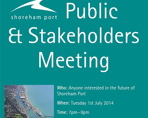 Reminder for Shoreham Port's public & stakeholders meeting
