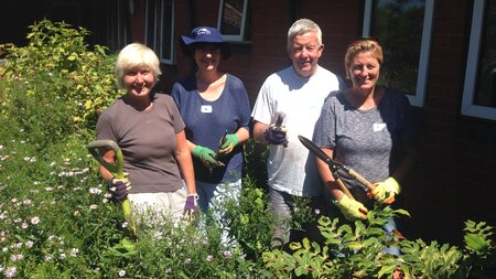 Port employees enjoy charity day at care for veterans centre