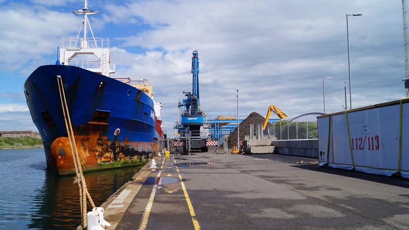 Hive of activity as power station quay opens gates to new cargoes
