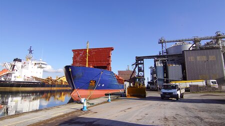Shoreham Port imports key cargos in January