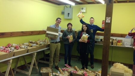 Shoreham Port spreading Christmas cheer with rockinghorse