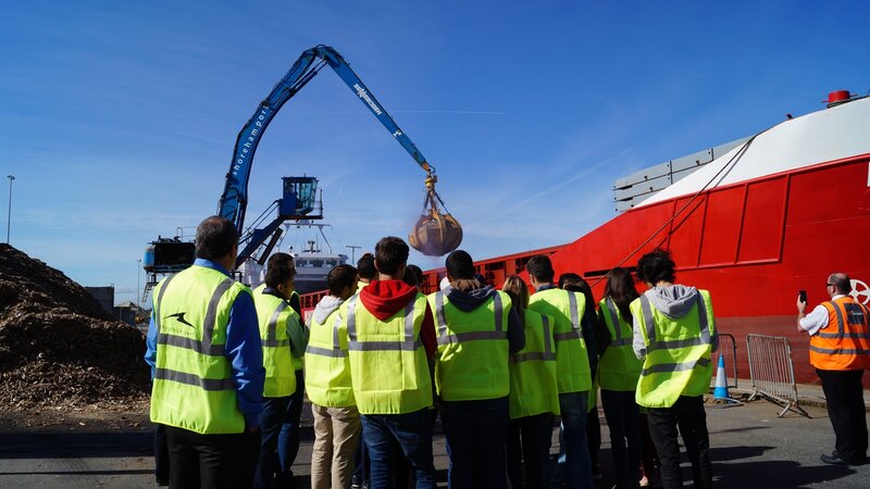 Masters students enjoy comprehensive port tour
