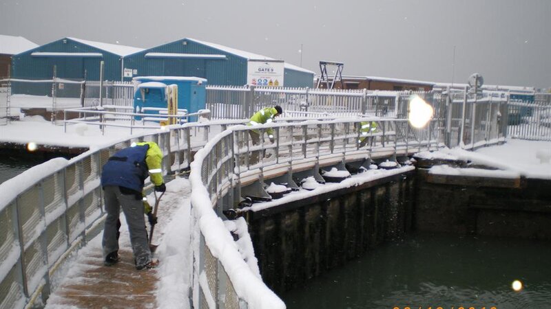 Port remains open despite the adverse weather