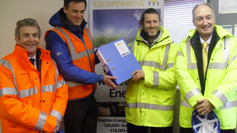 The show must go on! despite the rain Shoreham Port switched on solar energy