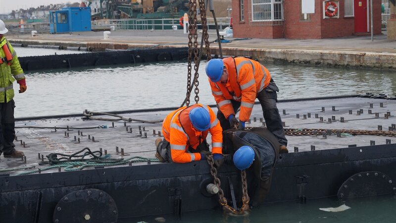 Port lock gates find a new home