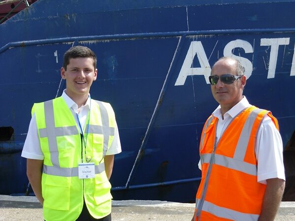 Student develops diverse skills at port