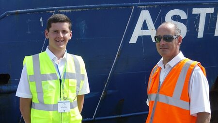 Student develops diverse skills at port