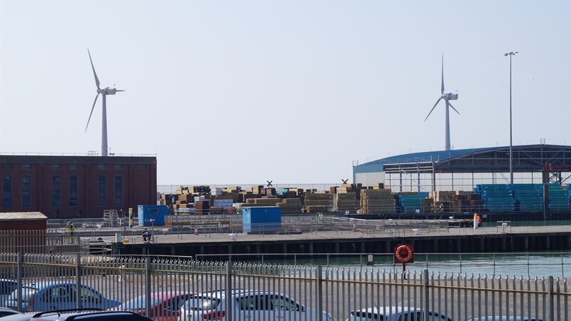 Wind turbines now fully operational at Shoreham Port
