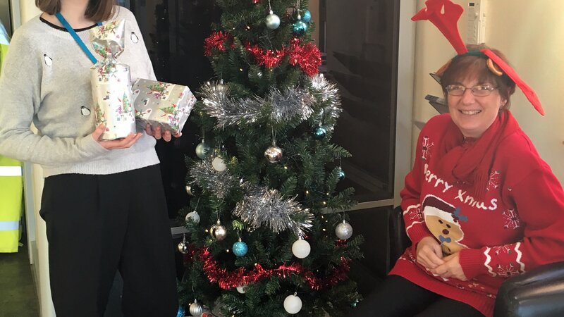 Shoreham Port staff get festive to raise money for Sussex cancer fund