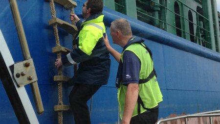 Shoreham Port pilot celebrates 30 years service