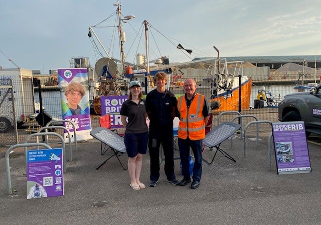 Shoreham Port welcomes Harry Besley on Electric RIB World Record attempt
