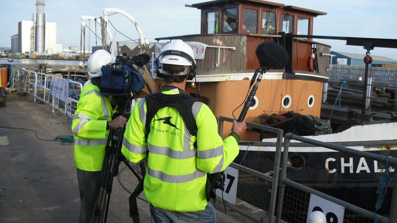 Shoreham Port's dry dock under bbc spotlight