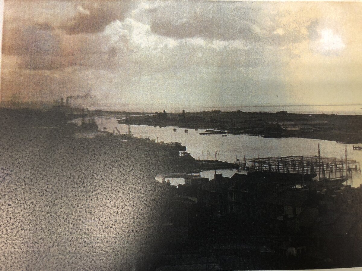 Shoreham Port on the morning of 6th June 1944.