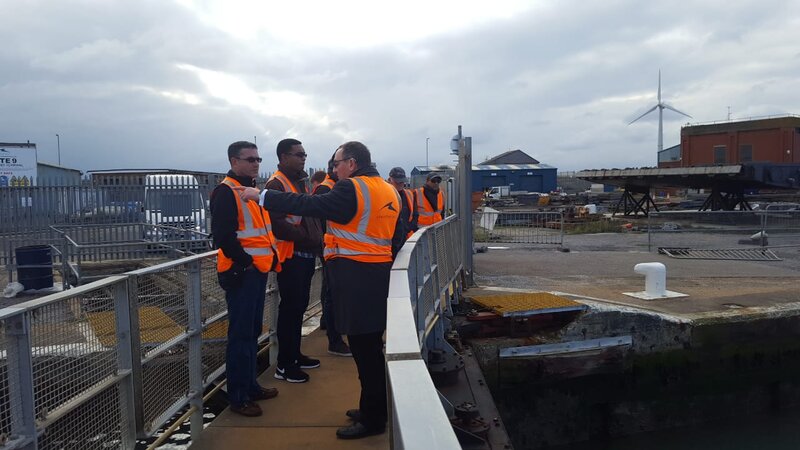 Guyana forestry commission visit Shoreham Port