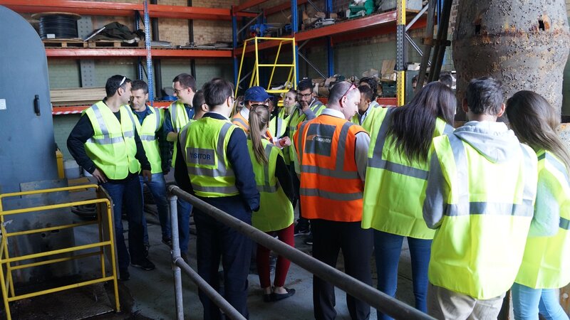 Masters students enjoy comprehensive port tour
