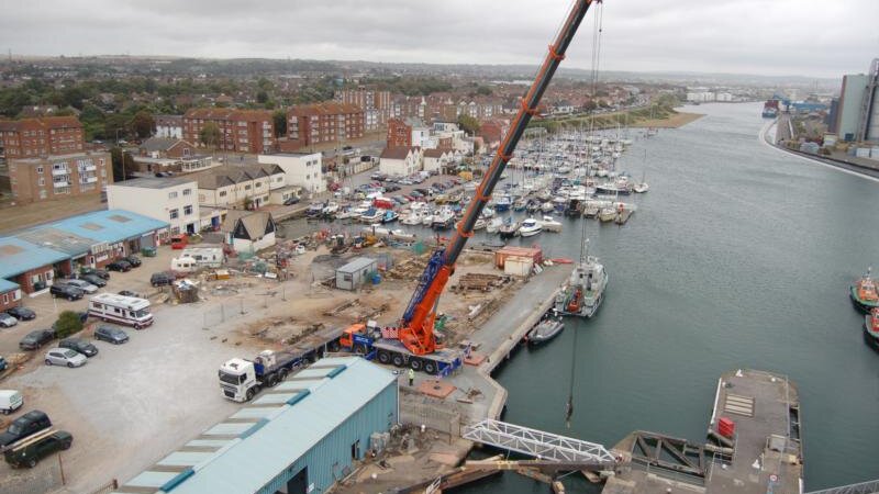 Dry dock gates restored to former glory