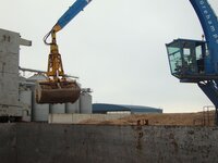 Exporting woodchip at Shoreham Port