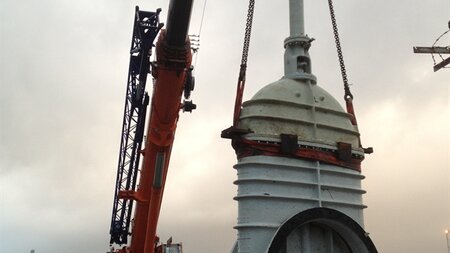 Engineering team complete complicated operation