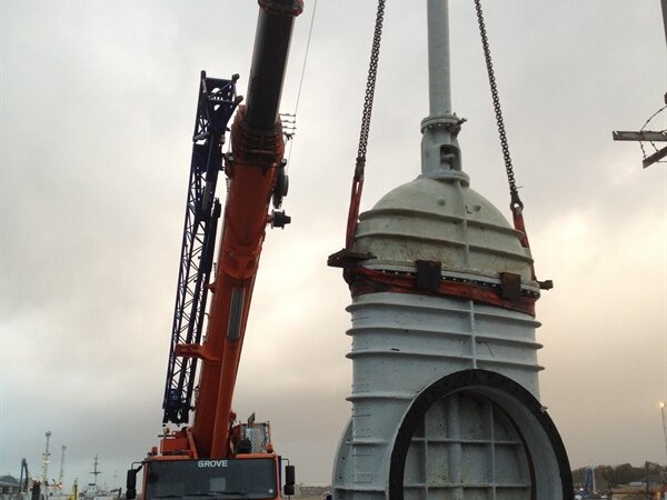 Engineering team complete complicated operation