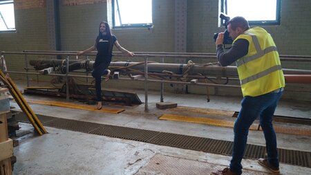 Ditch the label utilise port premises for photo shoot