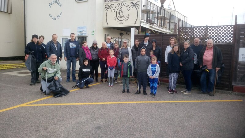 Local community working together for a cleaner environment