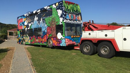 Port staff help complete mile oak science bus project