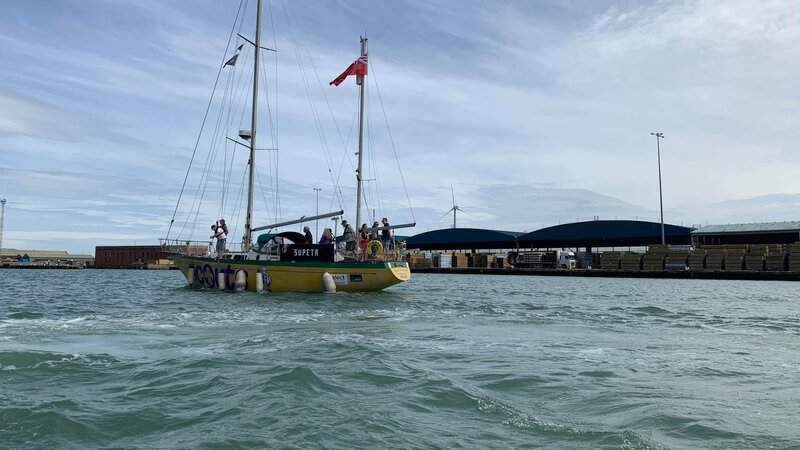 Shoreham Port partner with lancing sea scouts