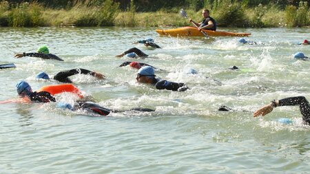 Local port supports 5k river adur swim