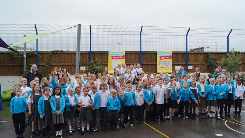 Port celebrate new gym equipment at local school