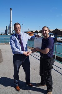 Port staff share apprenticeship experience with students in Brighton