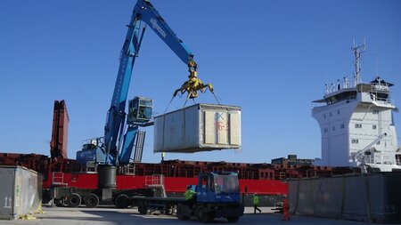 Operations team successfully dispatch unusual cargo