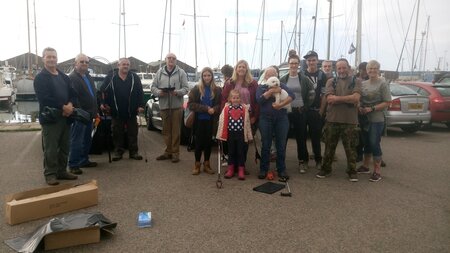 Local volunteers take part in 'harbour clean up'