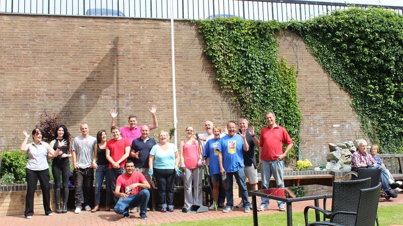 Transforming gardens at blind veterans UK