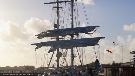 Port welcomes impressive 32 metre sailing vessel