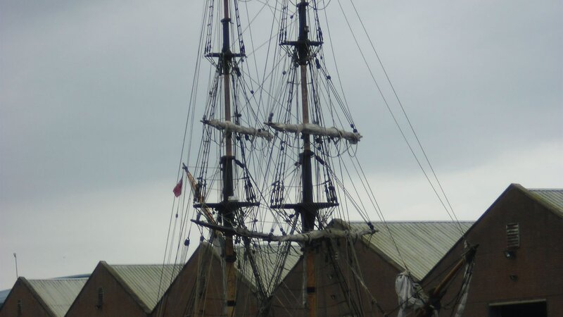 Hornblower's ship seeks refuge in Shoreham Port