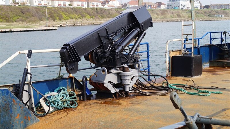 Work boat juno sets to sea