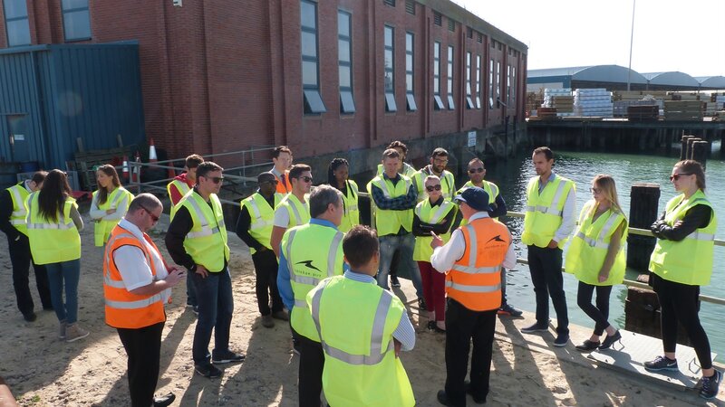 Masters students enjoy comprehensive port tour