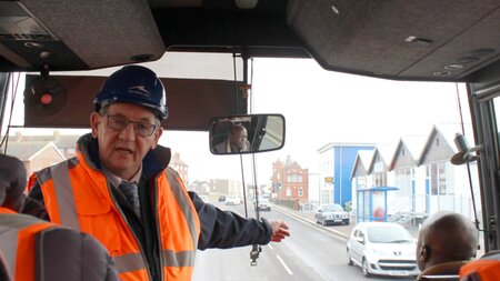 Shoreham Port's director of infrastructure & climate change hosts sustainability tour