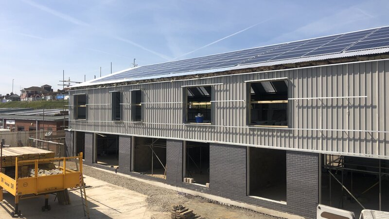 Hove enterprise centre extension takes shape at Shoreham Port