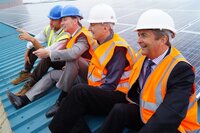 Minister congratulates solar panel project