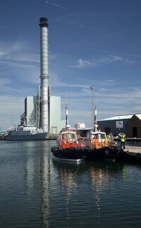 Power station and port safe and secure
