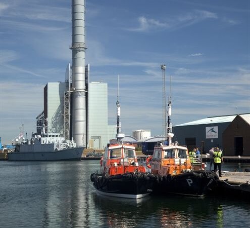 Power station and port safe and secure