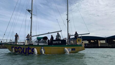 Shoreham Port partner with lancing sea scouts